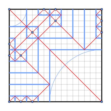 Origami lizard circle packing