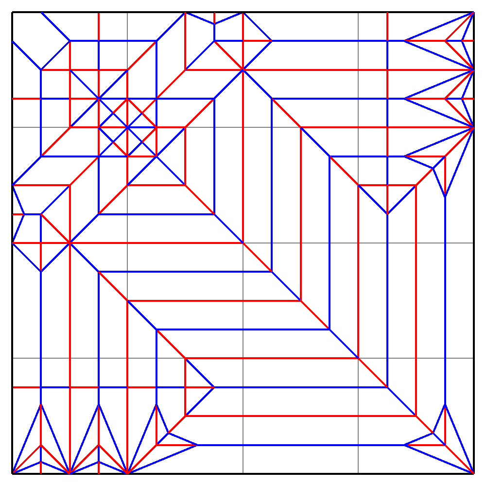 Origami lizard crease pattern