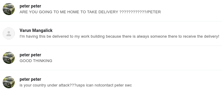 Attempt at delivery