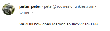 Maroon&rsquo;s the choice, take it or leave it