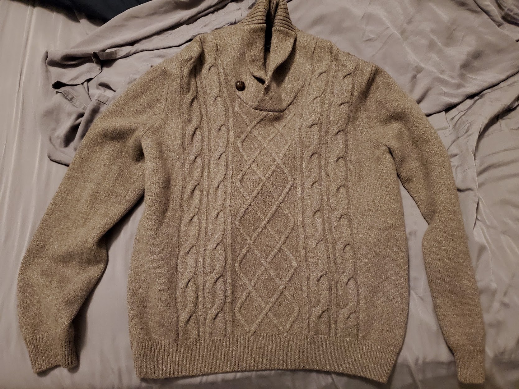 Thrifted Saks Shawlneck